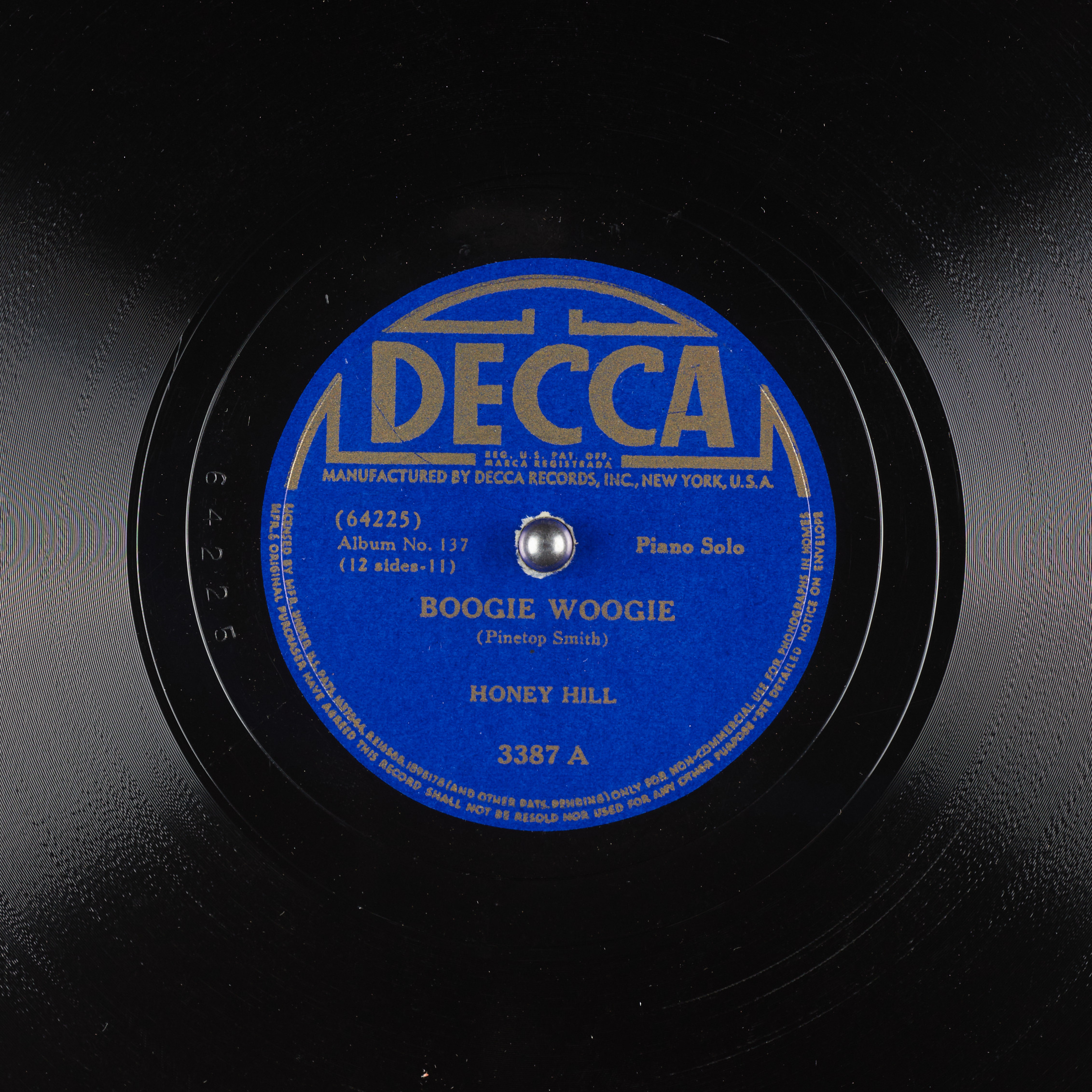 Boogie Woogie / Honey Hill